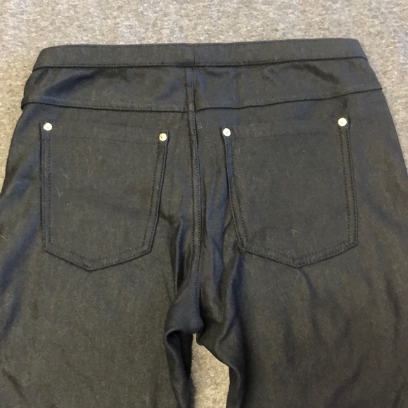 Hue Jeggings -Sz S black - Picture 4 of 4